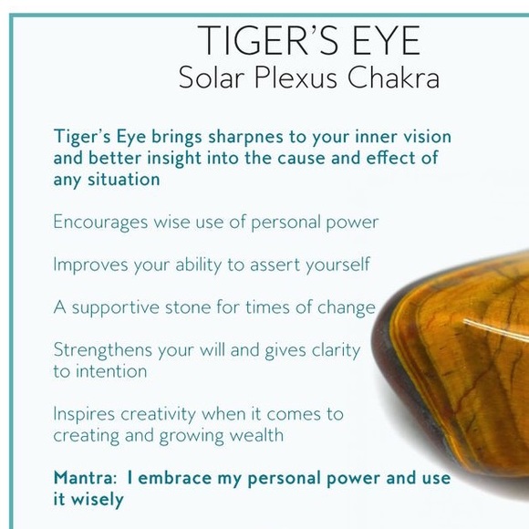 2pcs • Tiger’s Eye Tumbled (Medium) Stones - Picture 4 of 4